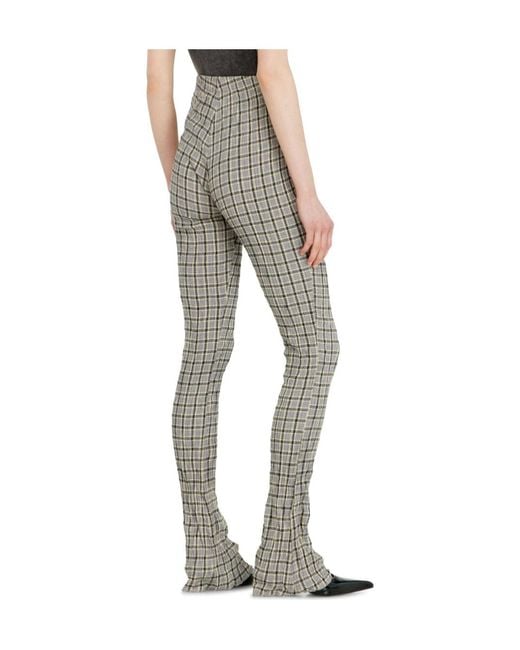 DIESEL Gray P-Icky Plaid Casual Trousers