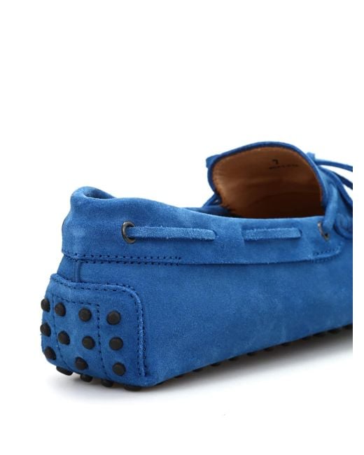 Tod's Blue Logo Details Business Casual Shoes for men