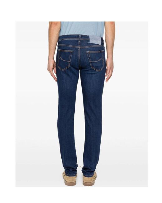 Jacob Cohen Blue Nick Faded Jeans for men