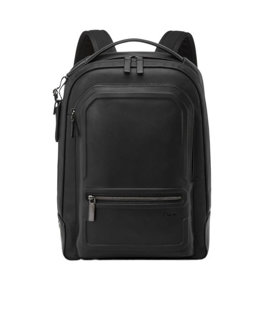 Tumi Black Bradner Zip-Compartment Backpack for men