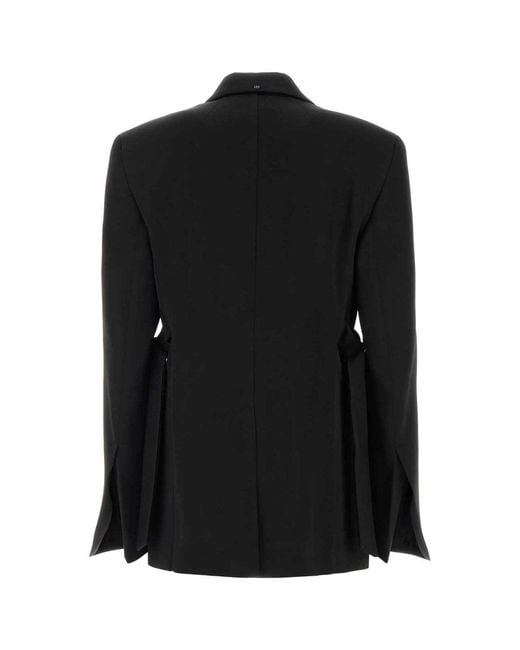 Sportmax Black Long-Sleeve Blazer