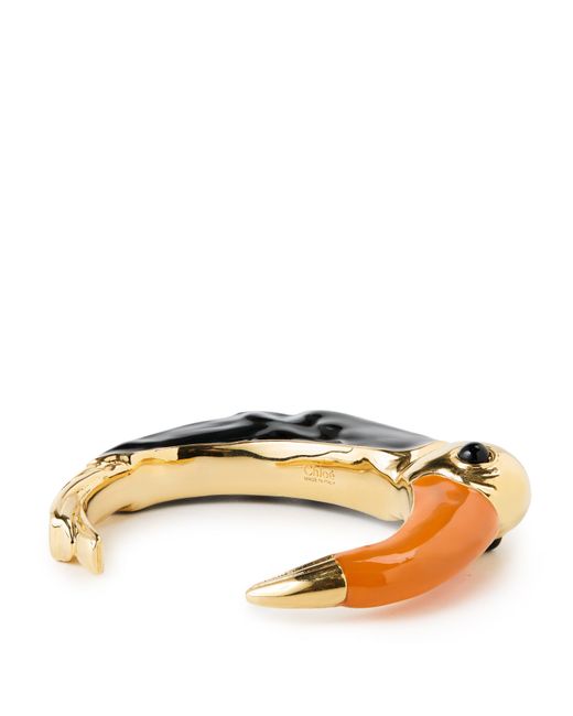 Chloé Black Simple Bangle Bracelet
