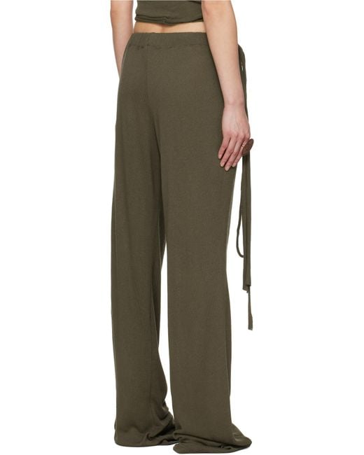 OTTOLINGER Gray Deconstructive Design Pants