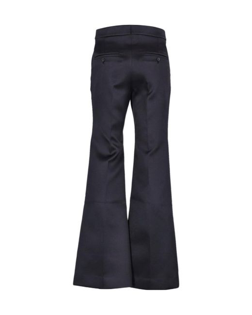 Givenchy Blue Flared-Leg Pants
