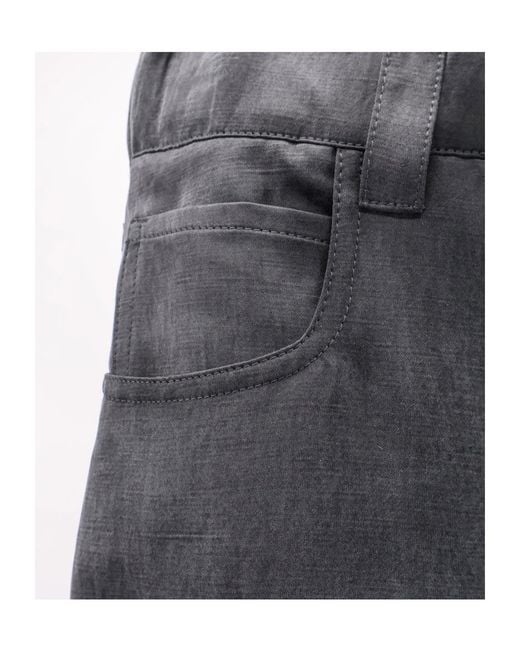 Alysi Gray Wide-Leg Pants