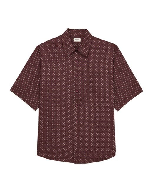 Saint Laurent Purple Shirt for men