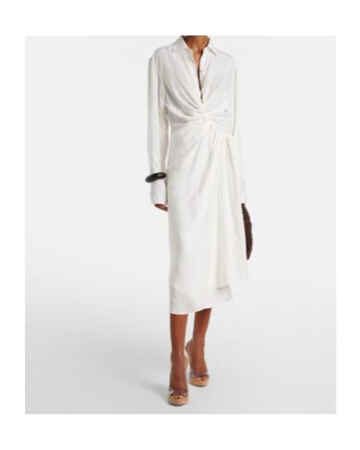 Paris Texas White Gala Platform Sandals