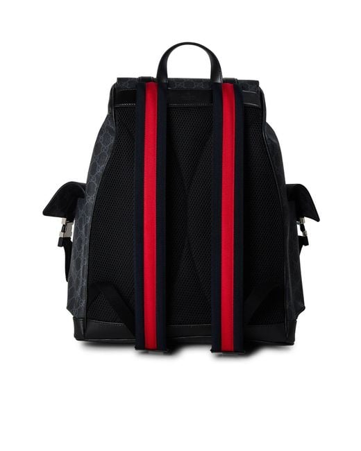 Gucci Black Simple Backpack for men
