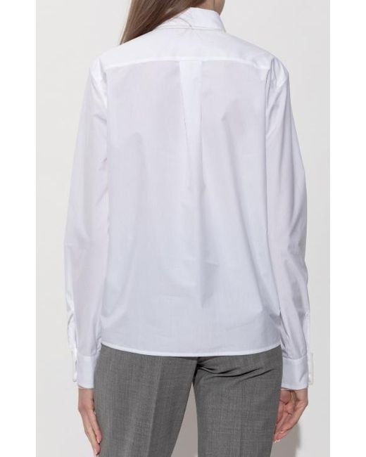 Fabiana Filippi White Logo T-Shirt