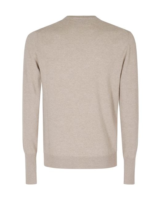 Ballantyne Gray Long-Sleeved Crew-Neck Shirt for men