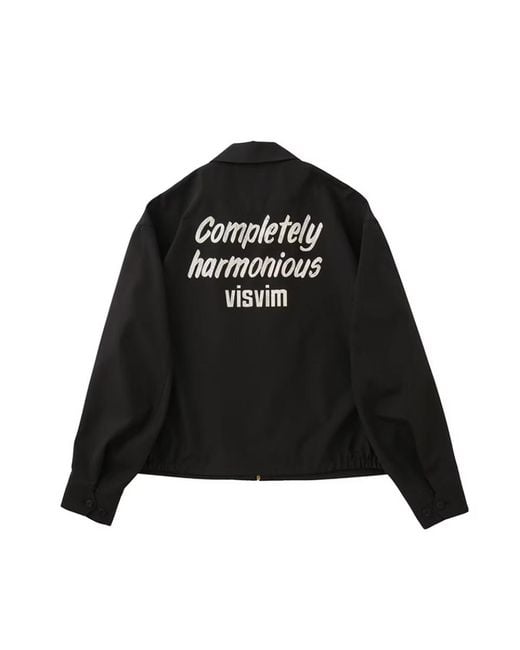 Visvim Black Somer Swing Overshirt Jacket for men