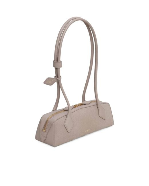Alaïa White Le Teckel Small Bi-Material Bag