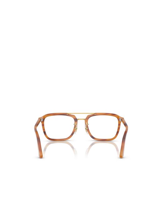Persol White Full-Frame Plain Mirror for men