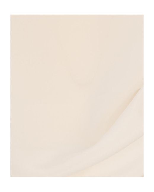 P.A.R.O.S.H. Natural P.A.R.O..H. Satin Sleeveless Blouse