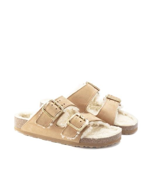 Birkenstock White Double-Button Slippers for men