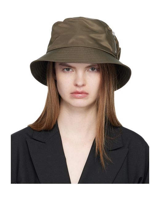 Sacai Black Single Brim Pocket Fisherman Hat