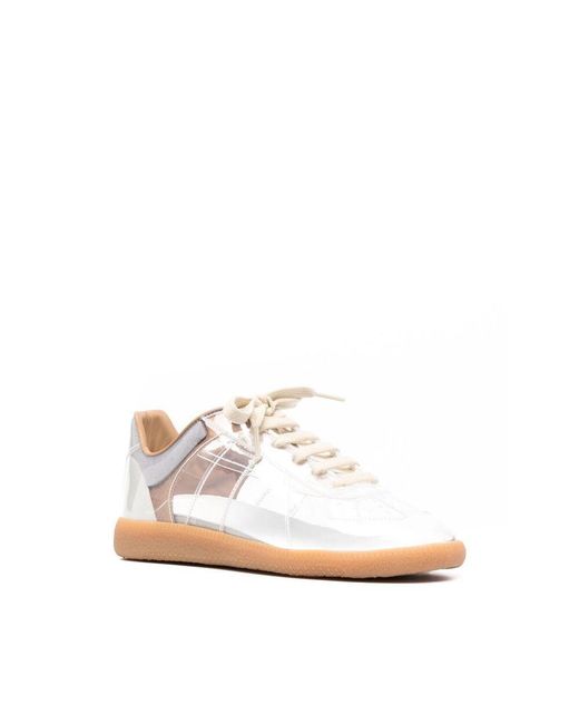 Maison Margiela White Replica Transparent Sneakers