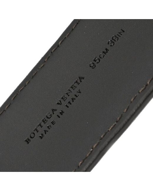 Bottega Veneta Black Weave A Belt for men
