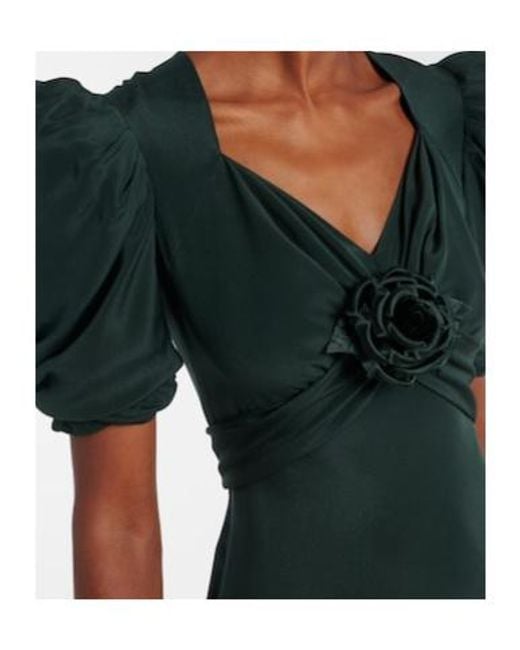 Rodarte Black Silk Charmeuse Cocktail Dress