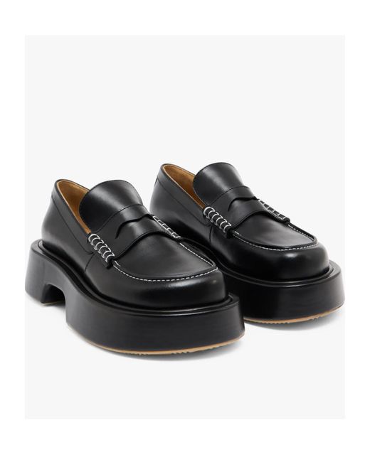 J.W. Anderson Blue Platform Loafer Shoes