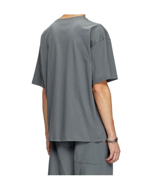 DIESEL Gray X Damiano David T-Boxt T-Shirt for men