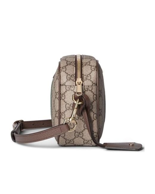 Gucci Brown Ophidia Small Camera Bag