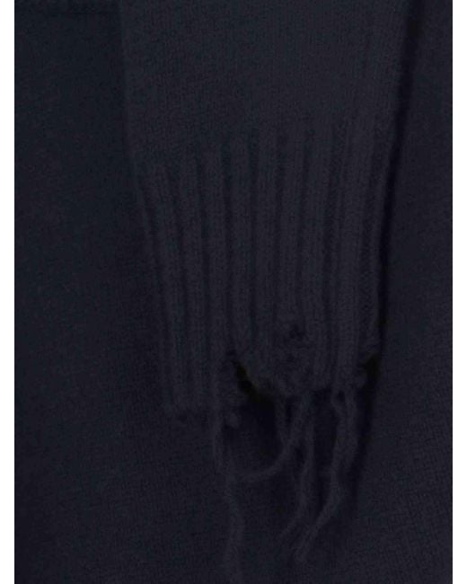 Low Classic Black 'Damage' Crop Sweater