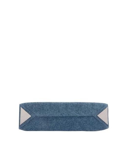 The Attico Blue The La Passeggiata Small Shoulder Bag