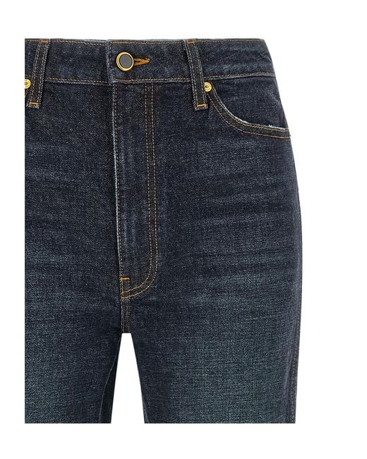 Khaite Blue Abigail Stretch Jeans