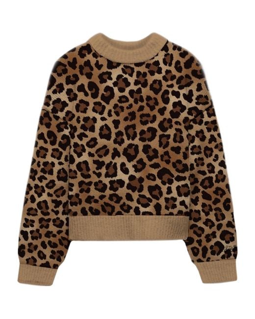 Mc2 Saint Barth Brown Long-Sleeved Sweater
