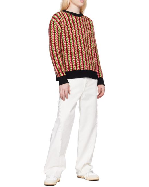 Lanvin White Clay Leather Sneakers for men