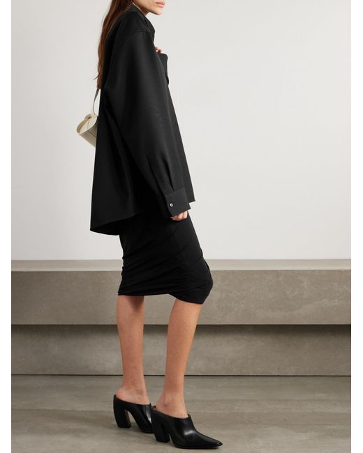 Jil Sander Black High Waist Skirt