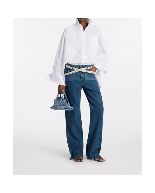 The Attico Blue Deep Jeans