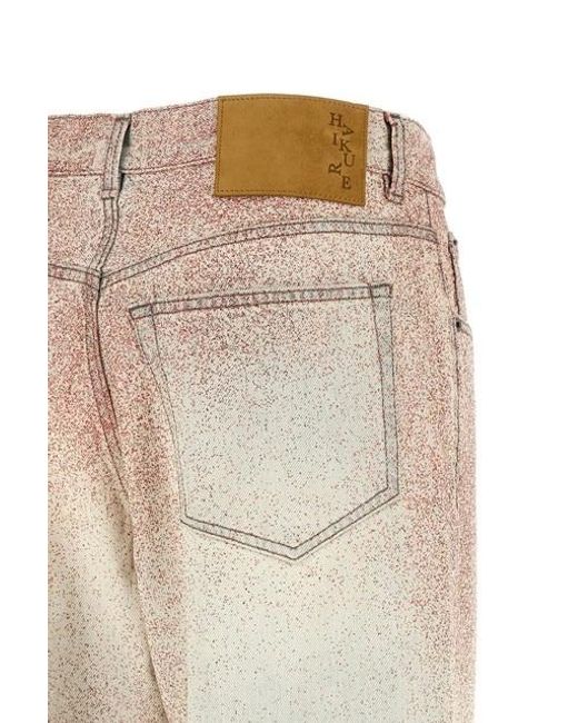 Haikure Natural Straight-Leg Jeans