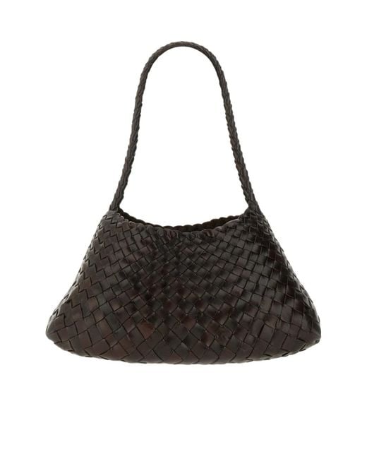 Dragon Diffusion Black Mini Rosanna Leather Tote Bag