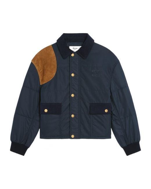 Céline Blue Triomphe Jacket