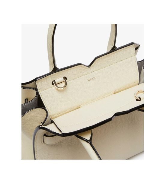Valextra Natural Milano Mini Top Handle Bag