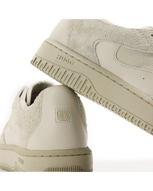 Boss Gray Low-Top Trainers for men