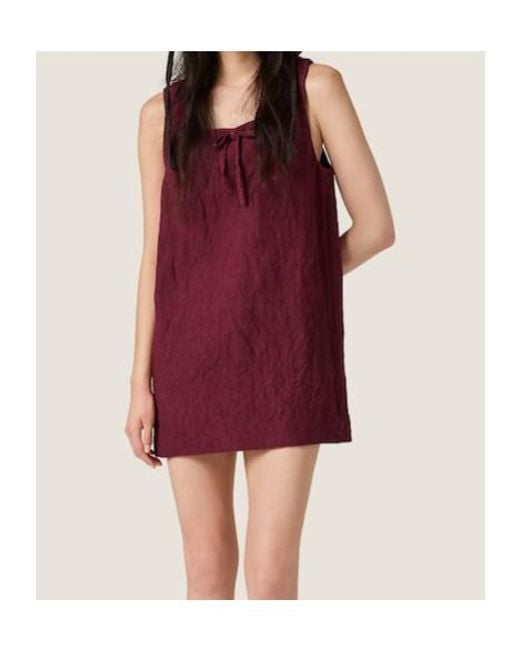 Miu Miu Red Linen Dress