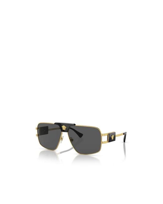 Versace Multicolor Eyewear Oversized Frame Sunglasses for men