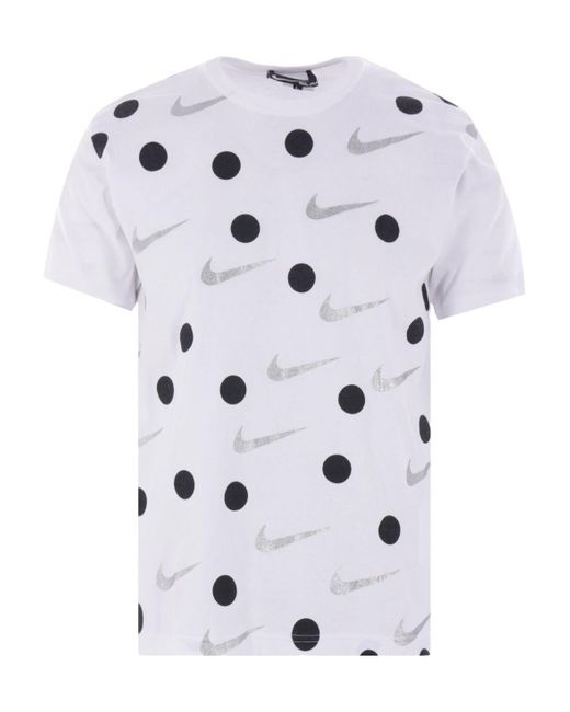 Comme des Garçons White Comme Des Garçons Graphic Printed T-Shirt for men