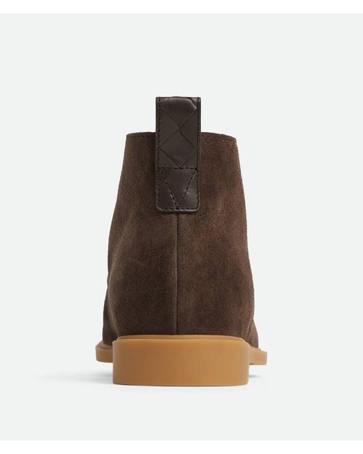 Bottega Veneta Brown Astaire Lace-Up Ankle Boot for men