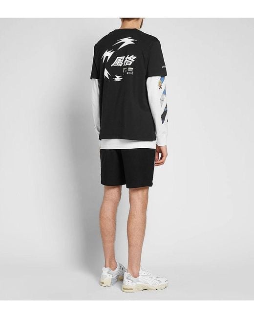 Heron Preston Black Short-Sleeved T-Shirt for men