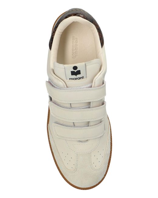 Isabel Marant White Round-Toe Sneakers
