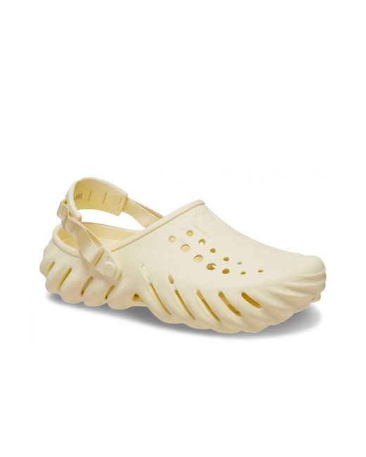 Crocs™ Round Head Hollow Casual Shoes in Metallic | Lyst