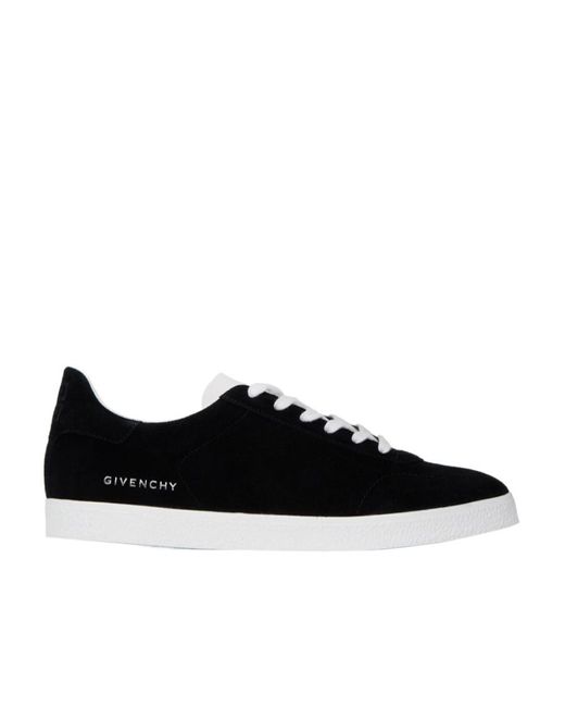 Givenchy Black Town 4G Debossed Sneakers for men