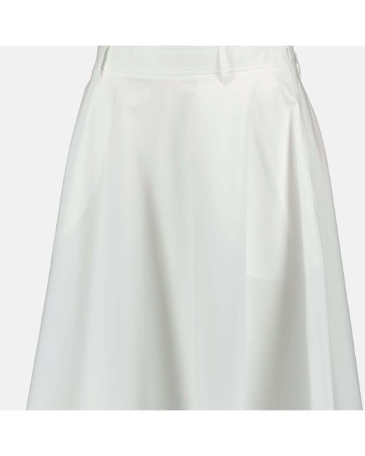 Moschino White Trim Detailed Skirt