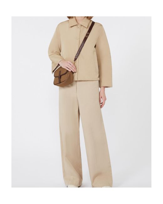 Weekend by Maxmara Natural Mimma Button-Up Reversible Jacket