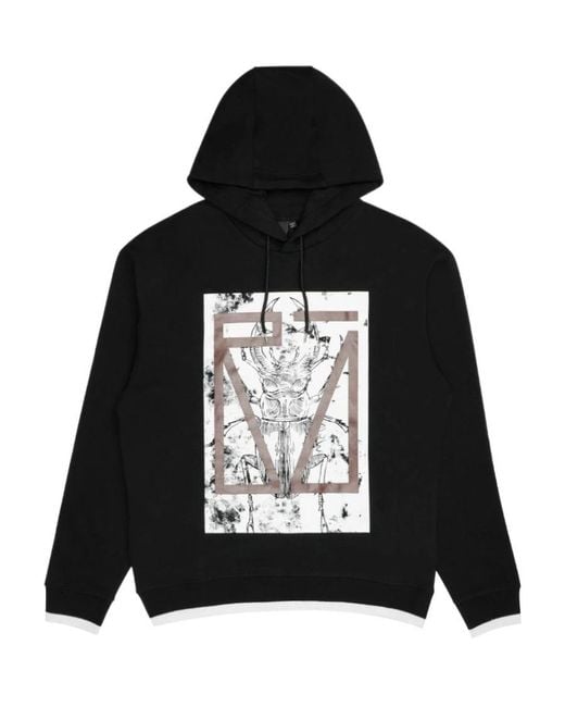 McQ Alexander McQueen Black Print Sweater for men