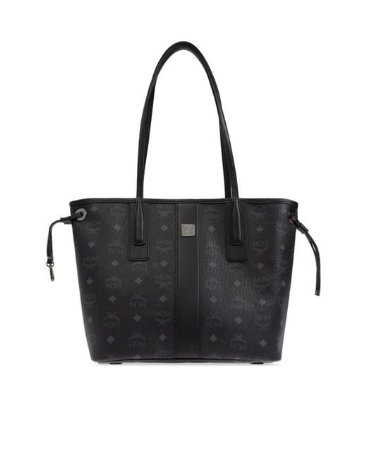 MCM Black Small Liz Tote Bag